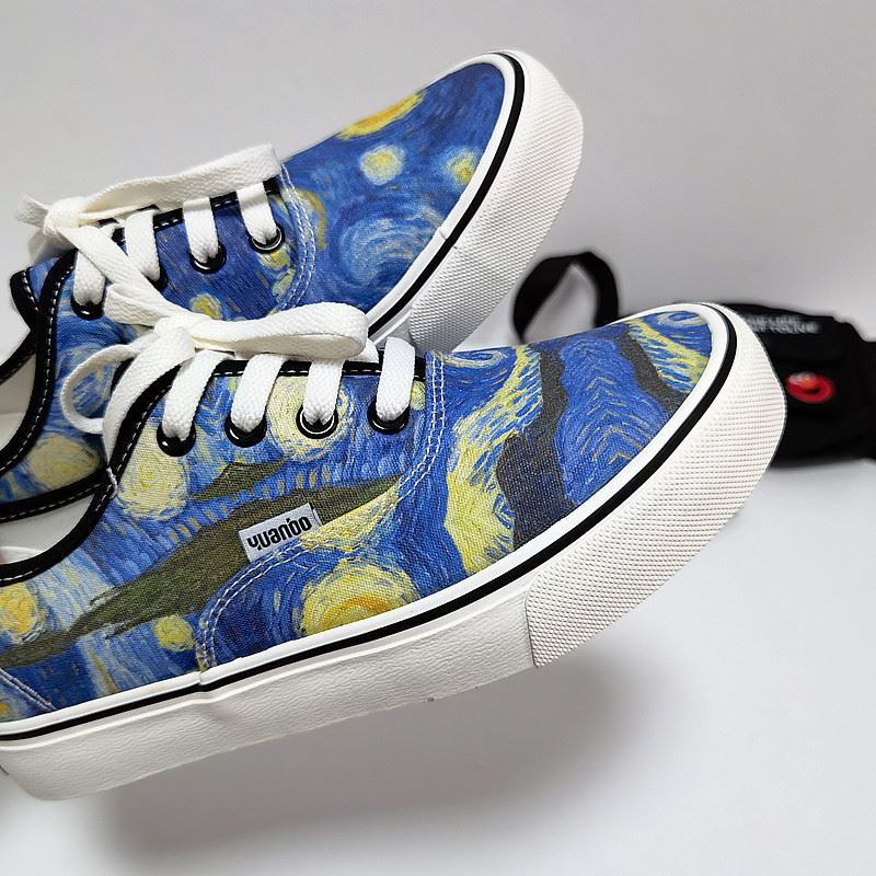 Blue Canvas Shoes
