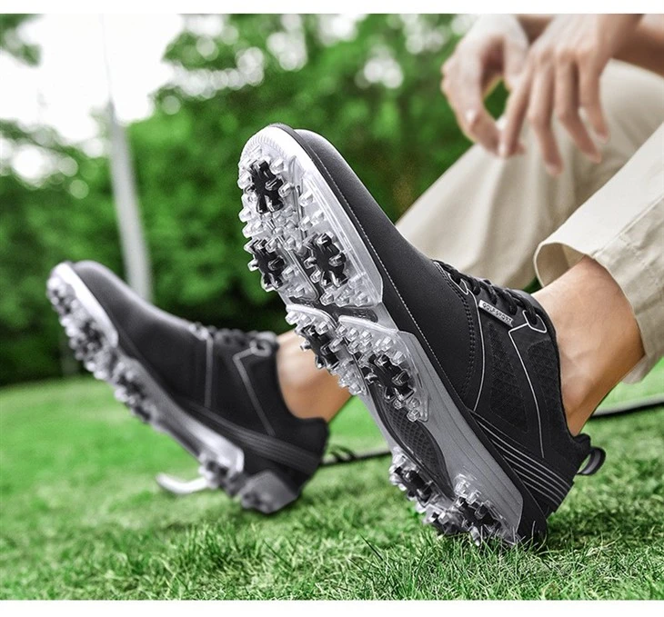 Men's Large Size Fixed Spike Golf Shoes Made In China